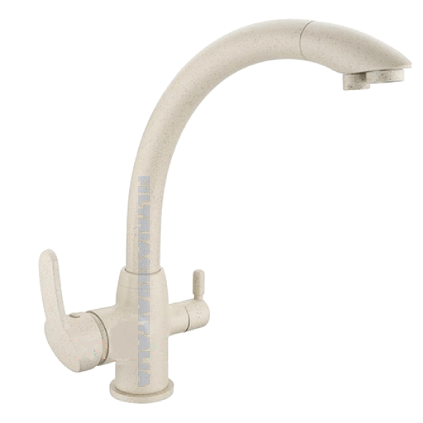 Rubinetto A 3 Vie Cromato Per Depuratori E Osmosi Inversa - Eroga Acqua Calda/Fredda E Filtrata - 4